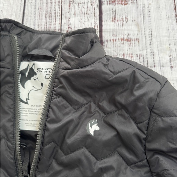 Shred Dog Gray Insulated Jacket Size 16 3M Thinsulate Winter Coat - Picture 2 of 9